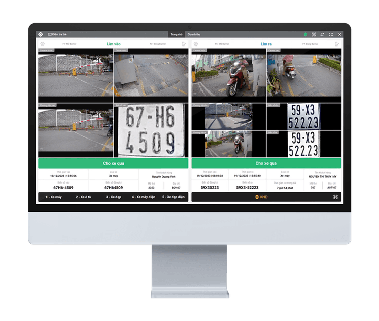 Bãi xe thông minh - Oryza Smart Parking