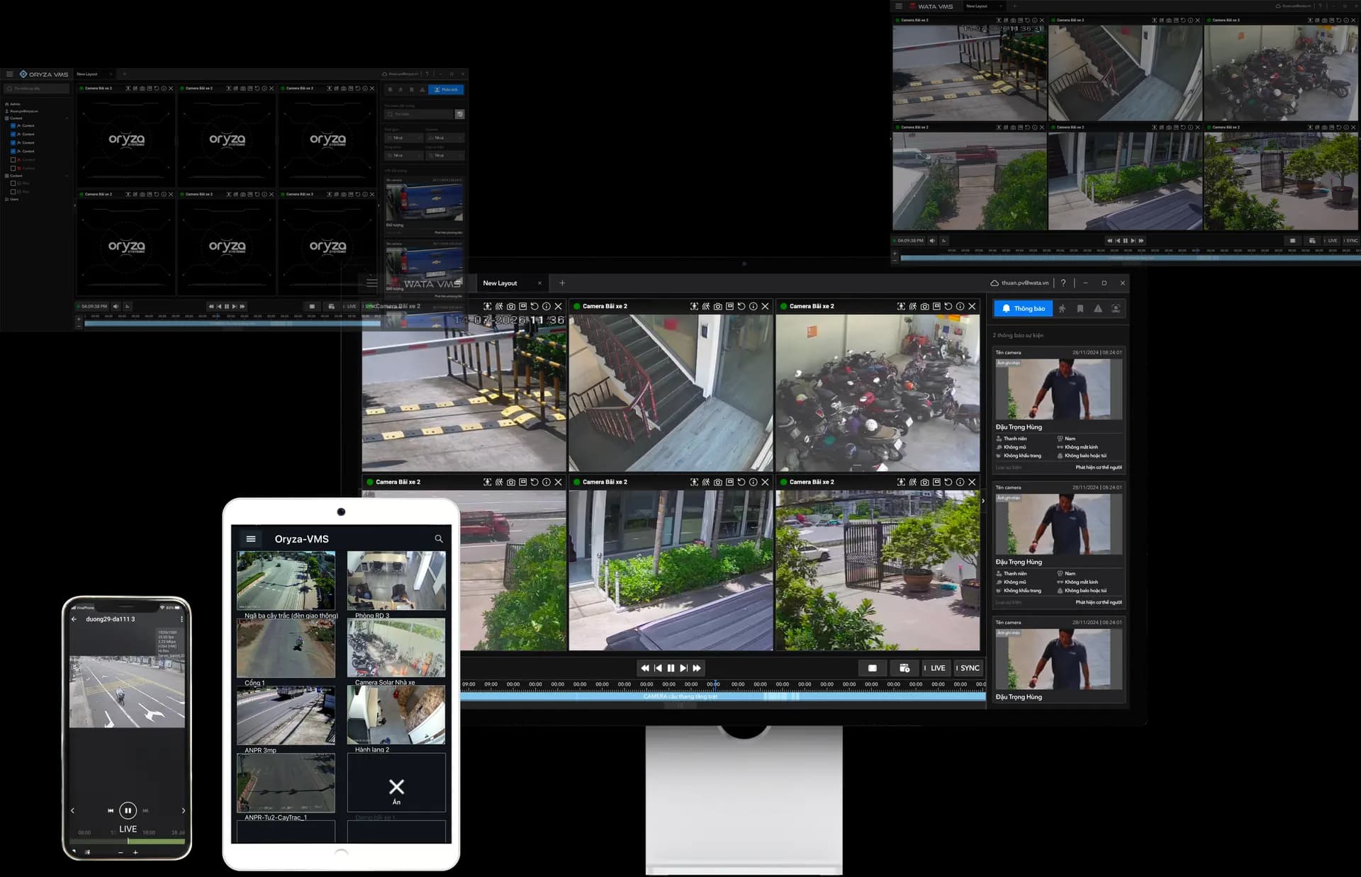 Hệ thống quản lý video - Oryza VMS